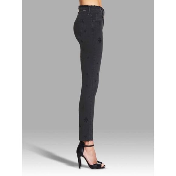 MOTHER Double Fray Charmer Jean In Written In The Stars Size 26 - Picture 2 of 10